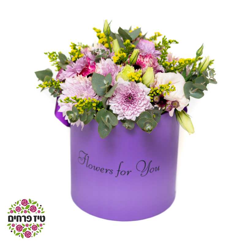 Flower box נשיקה טיז חנות פרחים Flower box נשיקה טיז חנות פרחים