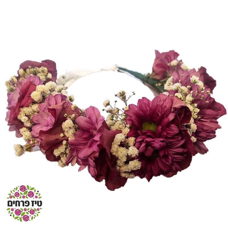 זר לראש טיז פרחים