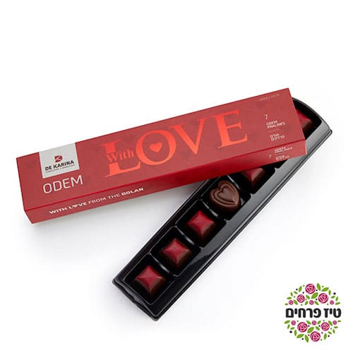 שוקולד אודם LOVE דה קרינה טיז פרחים באר שבע