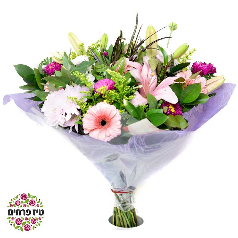 זר פרחים גן עדן טיז חנות פרחים בבאר שבע